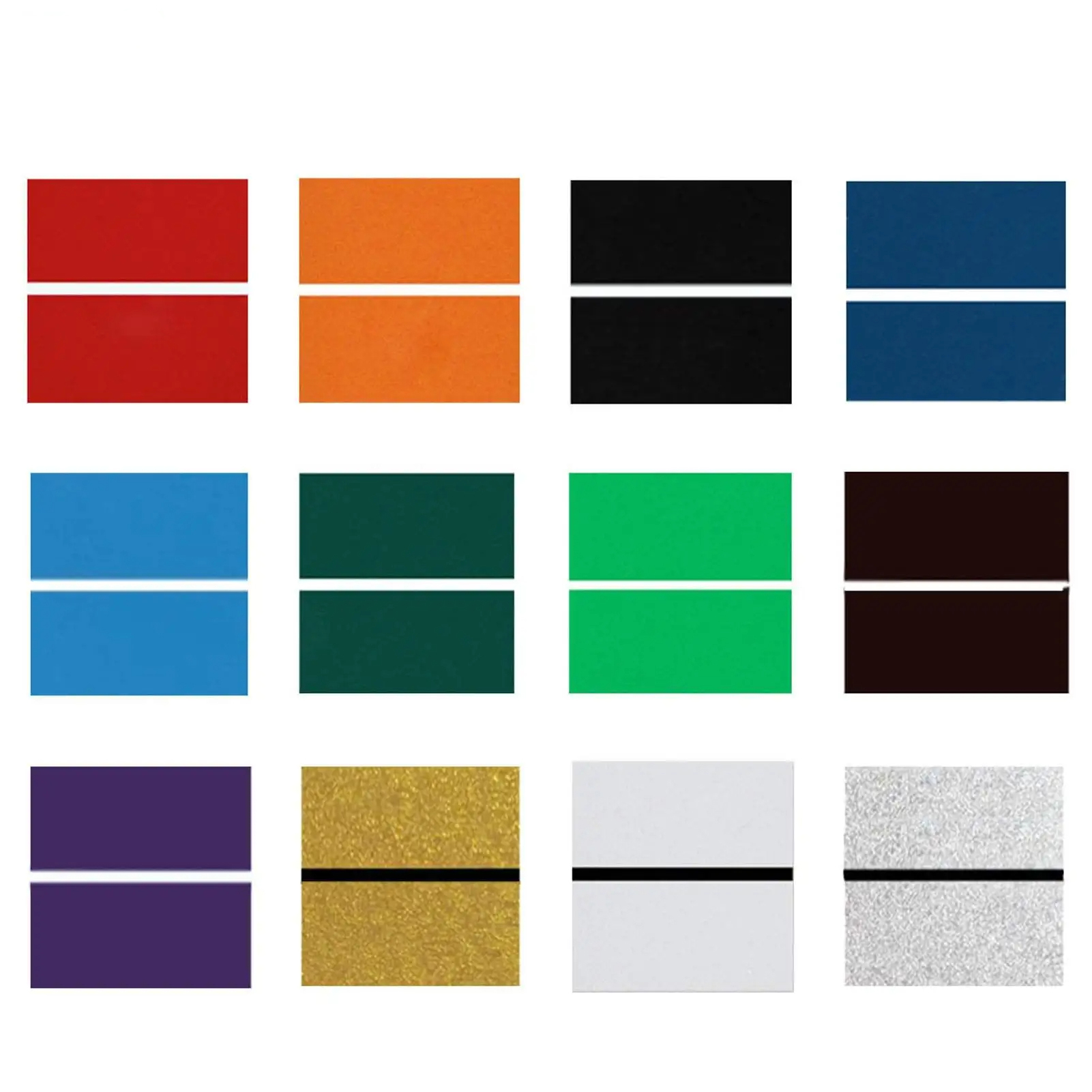 Paidu ABS Double Color Plastic Sheet 2 layer colors Engraving Blank Materials plastic board for advertising Signs Badges