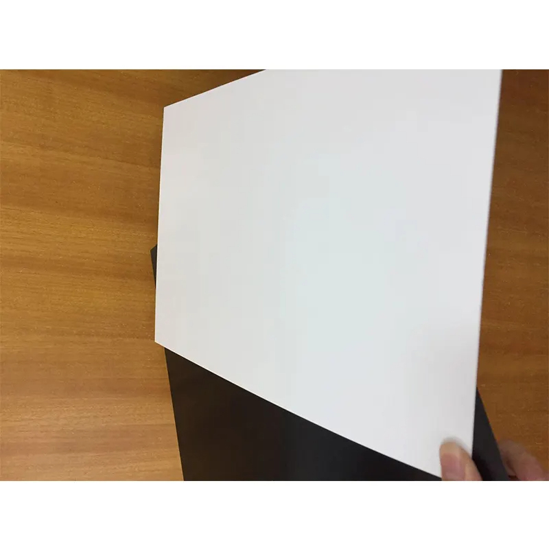 Paidu Custom size ABS Double color black /white sheet plastic board factory
