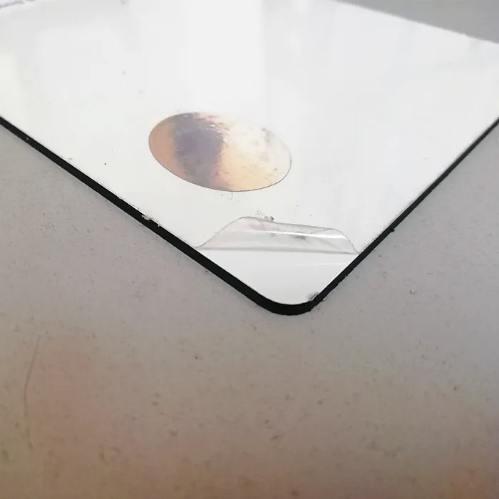 Paidu custom eco friendly ABS Double Color Plastic Sheet for Advertising materials