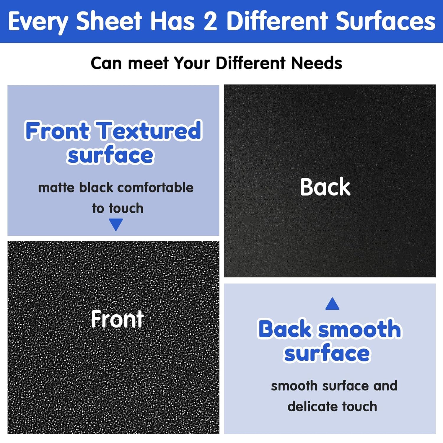 Paidu 18 Pack Black Plastic Sheets Flexible High Tensile Plastic Sheets ABS Plastic Sheet Hard Plastic Sheet Moldable Plastic Panel DIY Materials for Home Decor Handcrafts 12 x 16''