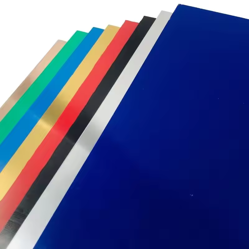 Paidu 1.3mm thick double color abs plastic sheet for laser engrave