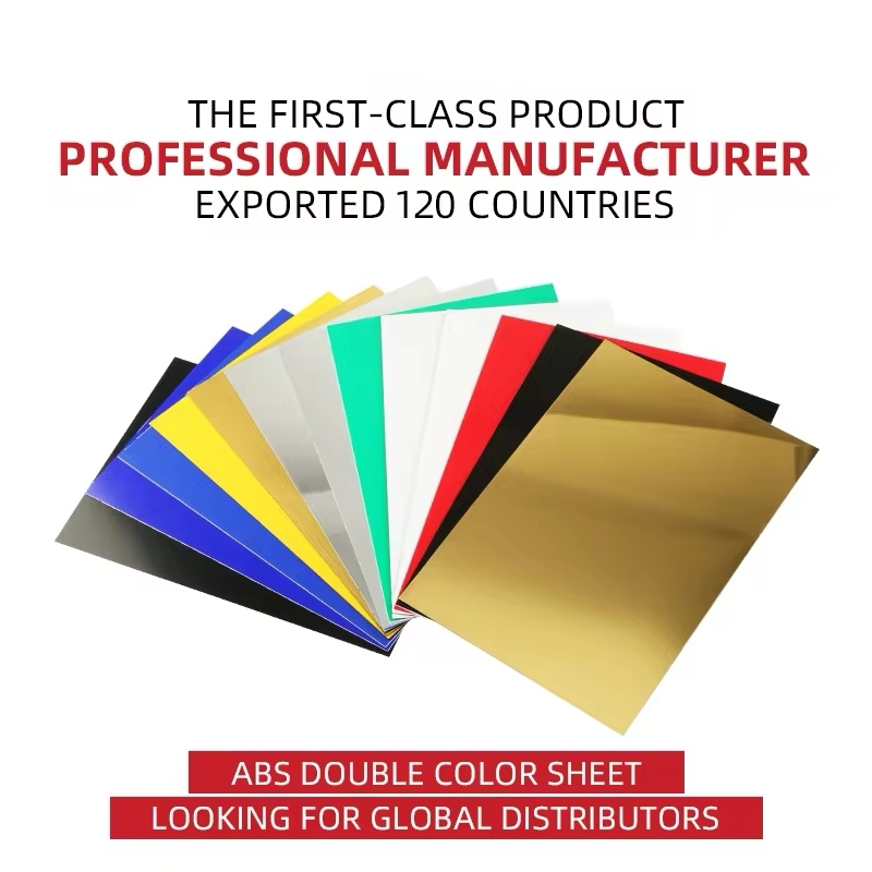 Paidu Factory Price Products ABS Plastic Sheet Laser engraving ABS double color sheet